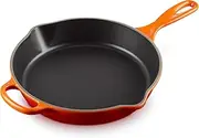[Le Creuset] Signature 20187260900422 Cast Iron High Frying and Serving Pan for All Hobs and Ovens, 26 cm, 2 Litres, Oven Red