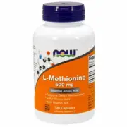 L-Methionine 500 mg 100 Caps By Now Foods