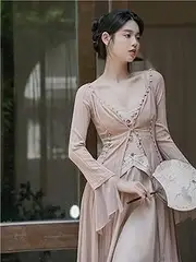 [JIMINISO] Suspender Dress Chinese Style National Style Suit Spring Women's Niche Design Travel Wear Ladies