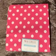 Pink Magenta Polka dot 100% Cotton Fabric Fat Quarter 18" x 21" Waverly Mask
