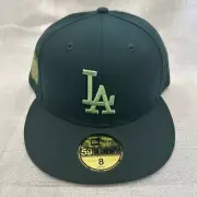New Era LA Dodgers 2020 World Series Side Patch 59FIFTY Fitted Hat Size 8