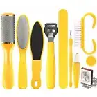 10x Manicure Foot Rasp File Hard Dead Skin Remover Pedicure Peeling Tool Kit