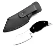 fit 3x8cm kitchen knife blade cook chopper bag scabbard case sheath black w152