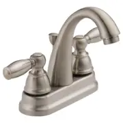 Peerless Claymore Two Handle Bathroom Faucet Brushed Nickel P299696LF-BN