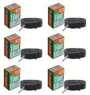 6 (SIX) DURO BICYCLE 700 x 28c/32c/35c TUBE 60MM STANDARD PRESTA/FRENCH VALVE.