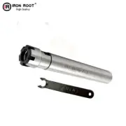 1P C12-ER8M-150L Collet Chuck Holder CNC Extension Rod Straight Shank+1P Wrench