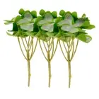 3 Bunches Decorative Flower Lifelike Shamrock Stem Artificial Picks