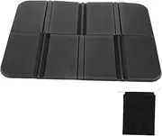 CORHAD Camping Seat Cushion Covers Picnic Pad Seating Mat Backpacking Thick Outdoor Portable Ground Folding Mats Foldable Inflating Camping Mat Sitting Waterproof Supple Cushion Black