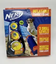 Nerf™ Dog INFLATABLE TARGET GAME Interactive Dog Game ~ Weighted Bottom