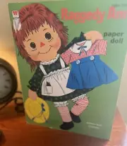 RAGGEDY ANN PAPER DOLL SET: Vintage 1984 , Whitman books , VGVC , NOS