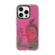 iPhone 16 Pro Clear Case MagSafe Compatible Snake loves apple