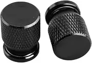 xinjiedianzi Wheel Tyre Valve Cap Stem Cover Compatible with RSV4 RS125 RS660 RS 457 Tuono Tuareg 660 RSV1000/R Caponord Motorcycle Accessories(Black)