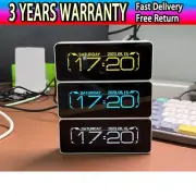 AK25664_V2.0 Music Spectrum Display Rhythm Light Desktop Clock + Remote Control
