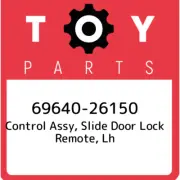 69640-26150 Toyota Control assy, slide door lock remote, lh 6964026150, New Genu