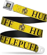 [Buckle-Down] Seatbelt Buckle Belt, Harry Potter Hufflepuff and Crest