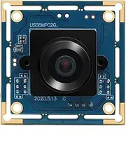 Hotpet USB Camera Module Fisheye Webcam 8MP Webcamera with 180 Degree Lens Wide Angle USB Camera for Machine Vision Industrial Automation Mini Security Webcam for Linux, Windows, Android, MAC OS