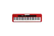 Casio Casiotone Ultra Compact 61-Note Portable Keyboard with USB - Red