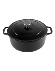 [Chasseur] Round French Oven 26cm 5Litre in Matte Black