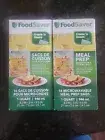 2-FoodSaver Microwavable Meal Prep Bags for Vacuum Sealers 16 Count 1 Qt. Size