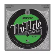D'Addario EJ29 Pro-Arté Classical Guitar Strings Rectified Trebles, mod tension