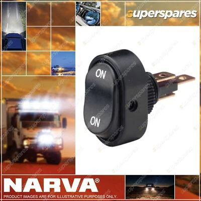 Narva On / On Rocker Switch with push on terminal - Blister Type Pack