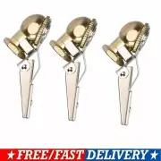 1/2/3x Brass Lock On Tire Inflator Locking Air Chuck Air Hose Attachment 1/4" US
