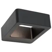 Mercator Leeds 6W LED Up-Down Exterior Wall Light Black