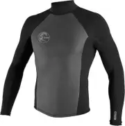 O'Neill Men's O'Riginal 2/1mm Back Zip Jacket, Black, XL