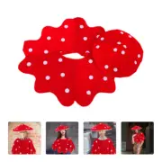 Mushroom Hat Shawl Set Man Mushrooms Cosplay Kids Halloween Costume