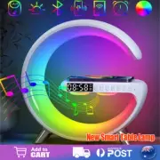 Wireless Charger LED Atmosphere Lamp Intelligent Table Lamp Alarm Clock Speaker