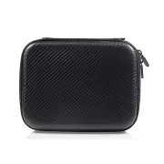 Watch and Strap Storage Bag Black Anti-carbon Fiber Case for iWatch Parts