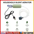Aquarium Oxygen Air Pump Fish Tank Silent Air Compressor Aerator (Green)