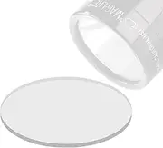 Weltool Glass Lens fit Maglite C or D Cell Full Size Flashlights Upgrade - Tempered Glass Lens Shatterproof and UltraClear(2 Lenses)