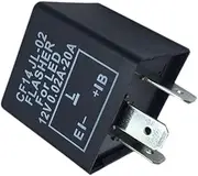 MOLUCKFU 3 Pin CF14 JL 02 Electronic Car LED Flasher Relay for Fixing Turn Signal Flashing Blinking Light 12V DC Black Auto LED Flasher for Vehicles