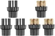 WHAMVOX Cleaning Machine Brush Heads Steam Mop Brush 6pcs Set Pressure Washer Heads