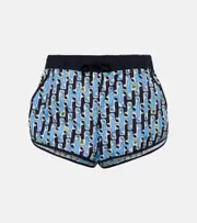 [Moncler Grenoble] Moncler Grenoble Printed shorts UK 12 blue