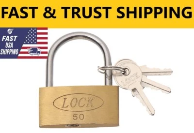 Copper Security Lock Protection Padlock Outdoor indoor Safely Home Improvement