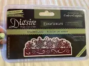 Die'sire Metal die Edgeables Christmas Collection “Snowflake” 5.3” X 2” NEW