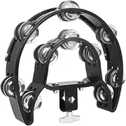 Generic Hi Hat Tambourine Drum Set Hi Hat Music Rhythm Tambourine for Creative Drum Kits Enthusiasts