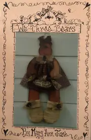 Vintage Tole Painting Pattern Packet: We Three Bears by Mary Ann June