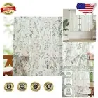 Farmhouse Green Floral Curtain Panels - 2 Pack of 63 Inch Light Filtering Drapes