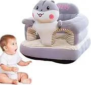 Baby Support Seat - Cartoon Baby Learning Sit Chair with Zipper, Anti-Fall Animal Sofa Seat Support, Removable Comfortable Study Cushion for Girls and Boys - Hamster