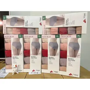 (特惠剩最後3組)Body Blue女無痕內褲5入組 天絲材質前表布無痕內褲 itsebitse costco