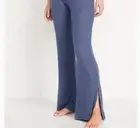 NWT Old Navy High-Waisted Rib-Knit Split Flare Lounge Pants, LP Large Petite