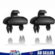 2PC Sun Visor Clip Holder Hook Bracket For Audi A1 3 4 Q3 5 TT 8U0857562A Black