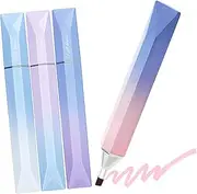 WEKAMOS 4Pcs Aesthetic Highlighters with Chisel Tip for Office Journaling Clear to See Pastel Flat Head Highlighters for Precision Application Elegant Note Enhancement