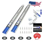 Heavy-Duty 14-Inch Side-Mount Drawer Slides with Soft Close - 10 Pairs Included
