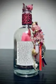 True Love Magick Witches’ Spell Bottle (Handmade, Witchcraft, Wicca, Hoodoo)