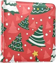 Red and Green Christmas Tree Photo Album Binders Picture Book For Photos Self Adhesive Pages College Photo Album Family Photo Album 6x8