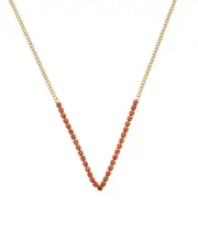 Meshmerise 18K Over Silver 2.00 ct. tw. Citrine Necklace